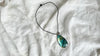 Labradorite and Silver Pendant Necklace. 0975