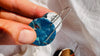 Chrysocolla and Sterling Silver Earrings. 2892