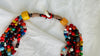 Balochi Multi-Strand Tribal Beaded Necklace.