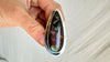 Oversized Labradorite Ring. Fantastic Flash. Adjustable. 0637