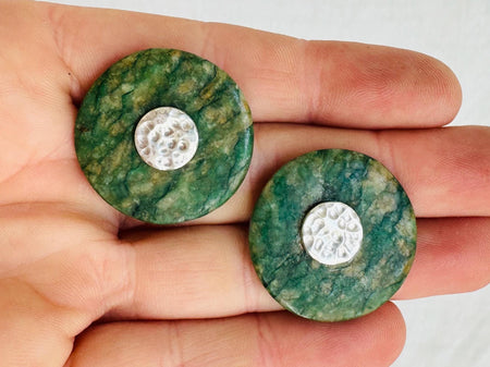 Guatemalita Earrings. Sterling Silver Posts. 0591