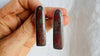Sonora Sunrise Silver Post Earrings. Rare Chrysocolla Cuprite. Sterling One-of-a-Kind. 3013