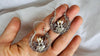 Oaxacan Arracada Hoop Earrings. Sterling Silver Filigree. AP-450
