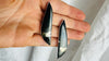 Apache Gold Silver Post Earrings. Rare Pyrite. Sterling. One-of-a-Kind. 3019