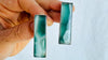 Hemimorphite Earrings. Handcrafted Sterling Silver Jewelry. Designer Post Earrings. 140