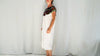 Silk Velvet Embroidered Dress. Repurposed Ocosingo Embroidery. Mayan Made Mexican Dress.