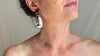 Jasper & Silver Drop Earrings. Sterling Silver. 0885