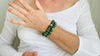 Duo of Guatemalita Bracelets. Beaded with Sterling Silver. Mayan Jewelry. Handmade Gift for Her. 2402
