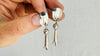 Squash Blossom Earrings: Handcrafted Sterling Silver Jewelry, Unique Southwestern Style, Bohemian Chic Accessories. 2581