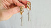 Picture Jasper Earrings with Squash Blossoms. Handmade Sterling Silver Jewelry. 2710