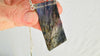 Labradorite Pendant Necklace. Heavy Sterling Silver Chain. Flashy Blue Stone. Designer Jewelry. 2678