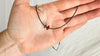 Guatemalita, Sterling Silver and Seed Necklace. Acacia Coral. 0603