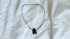 Labradorite Frog Pendant Necklace. Sterling Silver. 2323