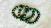 Trio of Guatemalita Bracelets. Beaded with Sterling Silver. Mayan Jewelry. Handmade Gift for Her.