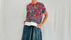 Vintage Totonicapan Huipil. Hand-Woven & Embroidered. Ikat. 4318