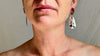 Jasper & Silver Drop Earrings. Sterling Silver. 0885