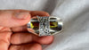 Lemon Topaz Botanicals Cocktail Ring | Oversized Handmade Adjustable Sterling Silver | Unique Gemstone Jewelry. 4481