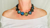 Labradorite Beaded Necklace. Handcrafted Sterling Silver Jewelry. Designer Jewelry. 2670