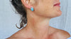Faceted Larimar Earrings I Sterling Silver Jewelry I Unique Gemstone Jewelry I Gifts for Her AP-316