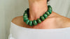 Guatemalita Jade Necklace. Sterling Silver.