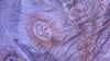 Purple Gauze Om Shawl, Wrap, Scarf. Lightweight Spiritual Accessory from India.