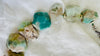 Green Flower Agate Necklace. Handmade Sterling Silver Designer Jewelry. Statement Necklace. Maximalist Jewelry.