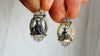 Oaxacan Insect Filigree Earrings. Sterling Silver. Bees. Mexico. Frida Kahlo. 2825