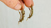 Antique Oaxacan Gold Filigree Earrings with Pearls. 10k. Mexico. Frida Kahlo. 4015