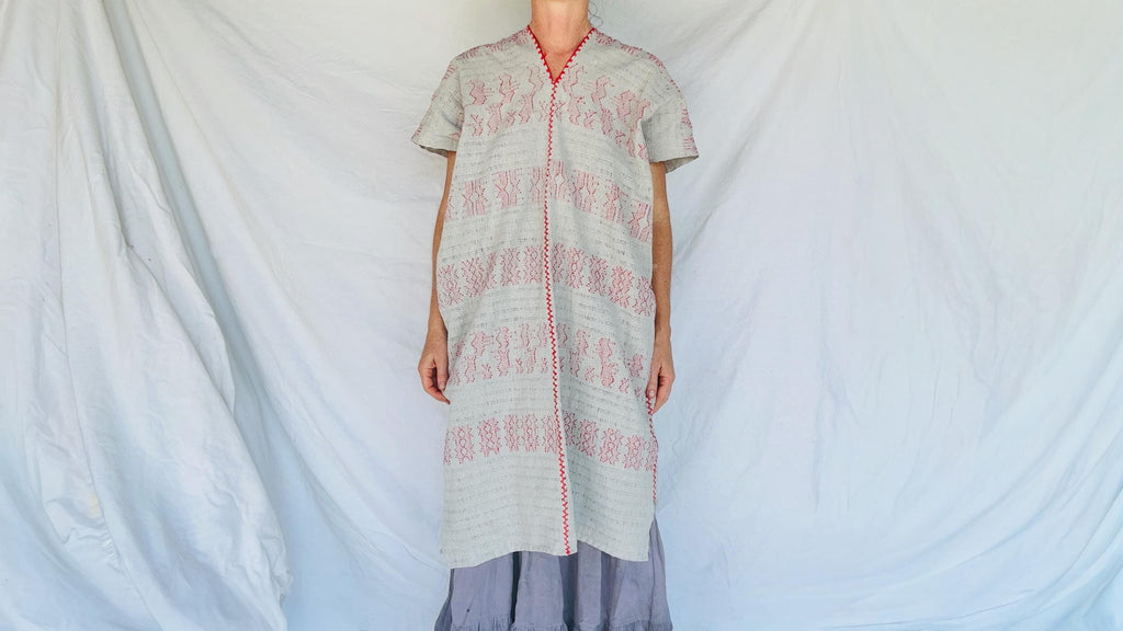 Oaxacan Mixtec Huipil Dress. Mexico.