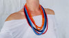 5 Old Mayan Crystal Necklaces from Guatemala. 2836