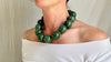Aventurine Spheres Necklace. Sterling Silver. Adjustable. 1163