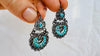 Oaxacan Filigree Earrings. Turquoise. Sterling Silver. Mexico. Frida Kahlo. 2818