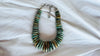 Jade Disks Choker Necklace. Guatemalan. Mayan Guatemalita. 2865