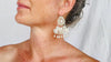 Vintage Oaxacan Filigree Earrings With Pearl. Sterling Silver. Mexico. Frida Kahlo. s/n