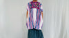 Vintage Cancuc Mexican Huipil. Vibrant Mayan Textile. 4321