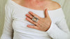 Natural Quartz Cocktail Ring. Gorgeous Oversized Sterling Silver Designer Jewelry. Handmade in Mexcio. 4187