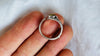 Amber Botanicals Ring. Sterling Silver. Adjustable Size. AP-431