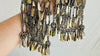 Huge Vintage Kuchi Jumkha Tribal Earrings. Gauged. 4290