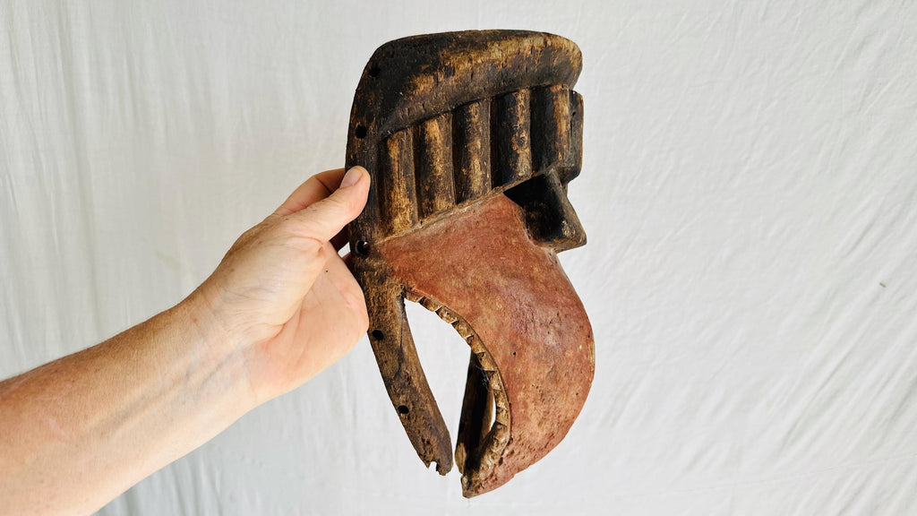 Vintage Fang Mask. Camaroon, Africa. African Mask. 4362