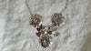 Doves & Flowers Silver Necklace. Taxco. Stunning! 1339