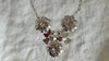 Doves & Flowers Silver Necklace. Taxco. Stunning! 1339
