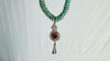 Guatemalita and Berber Silver Necklace. Jadeite. 2543