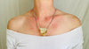 Citrine & Silver Pendant Necklace. Sterling Silver. 2307