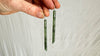 Jade & Sterling Silver Earrings. 1350