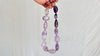 Amethyst & Silver Necklace. Sterling Silver. 1160