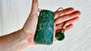 Mayan Green Jade Pendant. Hand-Carved Adze. Guatemala. 1429
