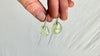 Prehnite Earrings. Sterling Silver. 2349