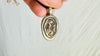 Labradorite Skull Pendant Necklace. Nepalese. 2284