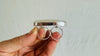 Moonstone Two Finger Ring. Adjustable. Gorgeous Flash. 1288