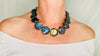 Labradorite Beaded Necklace. Handcrafted Sterling Silver Jewelry. Designer Jewelry. 2670